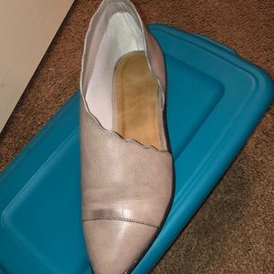 Gray booties